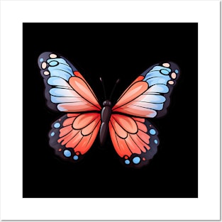 cute butterflies design Posters and Art